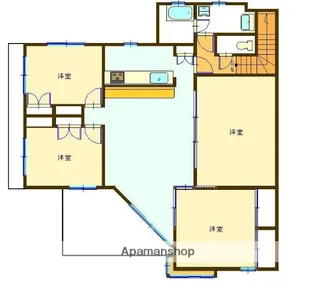 山梨県甲府市西田町【マンション】の間取り