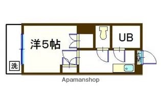 山梨県甲府市宝1丁目【マンション】の間取り