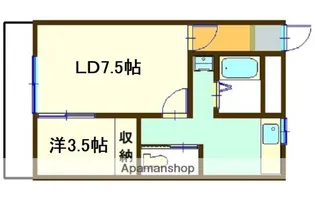 山梨県山梨市万力【マンション】の間取り
