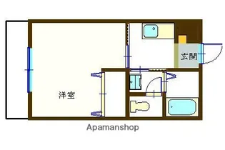 山梨県甲府市中央4丁目【マンション】の間取り