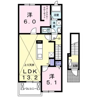 エターナル ヴィレッジ【2階】の間取り