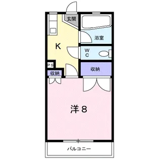 マンション加賀美【3階】の間取り