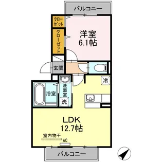エスペランサ昭和【3階】の間取り