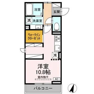 ヴィラクレストVI【2階】の間取り