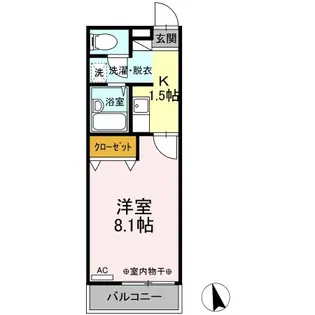 リーブル玉穂【2階】の間取り
