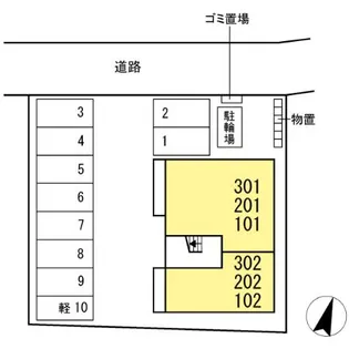 (仮称)DーROOM竜王新町【1階】の外観
