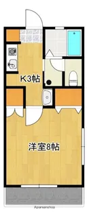 クライネハオス【110号室】の間取り