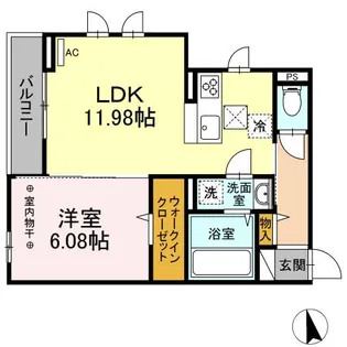 エミネンス【1階】の間取り