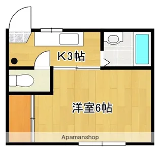 うおまちハウス【105号号室】の間取り