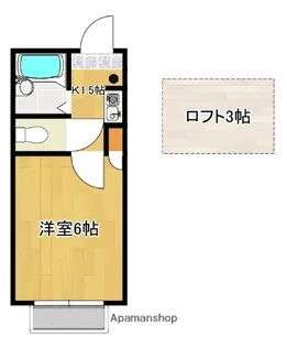 サントノウレ古府中【203号号室】の間取り