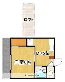 パレス国母【103号号室】の間取り