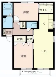 シャーメゾンクレセール【B102号号室】の間取り
