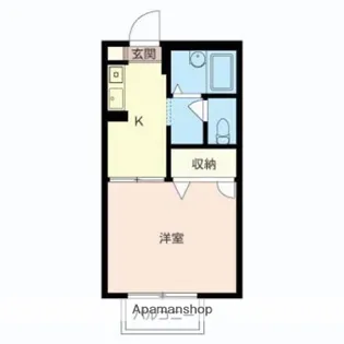 フレグランスイワマ【102号号室】の間取り