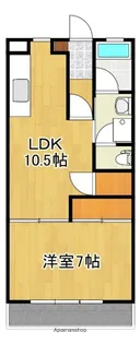 パレロワイヤル永田【302号号室】の間取り