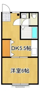 ハイツ司【205号号室】の間取り