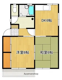 コーポアイリス【201号号室】の間取り