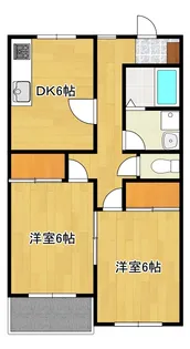 ヴィレッジ弐番館【205号号室】の間取り