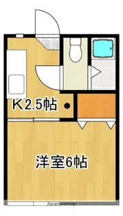 スカイハイツふじ B【210号号室】の間取り