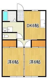 梶原ハイツ【102号号室】の間取り