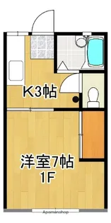 コーポ塚田【103号号室】の間取り