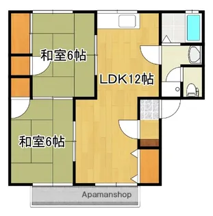 グレールコート【106号号室】の間取り