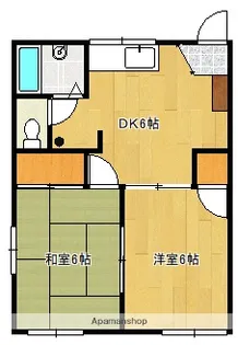 ラ・プリマヴェーラB棟【102号号室】の間取り