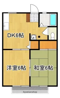 パナハイツ野沢【203号号室】の間取り