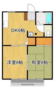 パナハイツ野沢【101号号室】の間取り