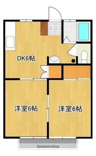 ピアハイツMK【201号号室】の間取り