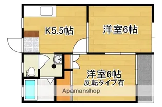 サンライフナカゴミ【106号号室】の間取り