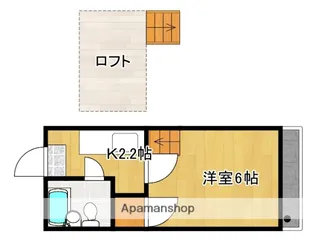 ハイムオーキッド【201号号室】の間取り