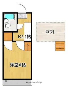 ハイムオーキッド【210号号室】の間取り