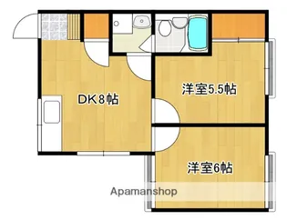 ASAHIハイツⅢ【107号号室】の間取り