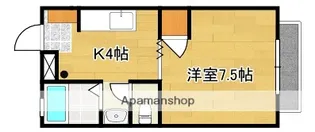 エレガントハウス【201号号室】の間取り