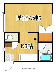 ハイムセア【1-B号号室】の間取り