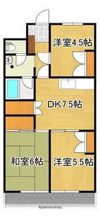 マルシン竜王レジデンス【201号号室】の間取り