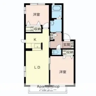 L’SHAMAISON H棟【101号号室】の間取り