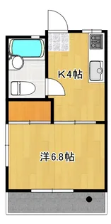 三星アパート【303号号室】の間取り
