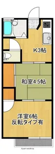 メゾン内藤【202号号室】の間取り