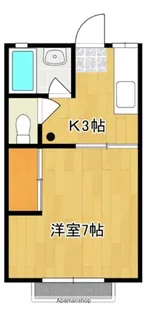 シャトー飯島【203号号室】の間取り