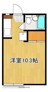 ビル・グーテ甲府屋形 B棟【205 号号室】の間取り