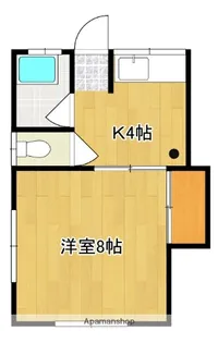 コーポ藤A棟【101号号室】の間取り