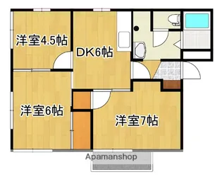 フレグランス河野【A102号号室】の間取り