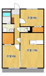 アルティーヌ【202号号室】の間取り