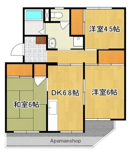 コーポ笹本【302号号室】の間取り