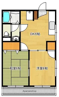 エトス石和【106号号室】の間取り
