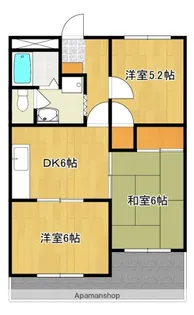 ヴィラつつじヶ崎【B101号号室】の間取り