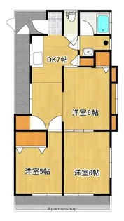 コーポ桐栄【201号号室】の間取り