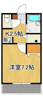 1Kの間取り画像