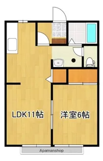 サンガーデン小松 D棟【102号号室】の間取り